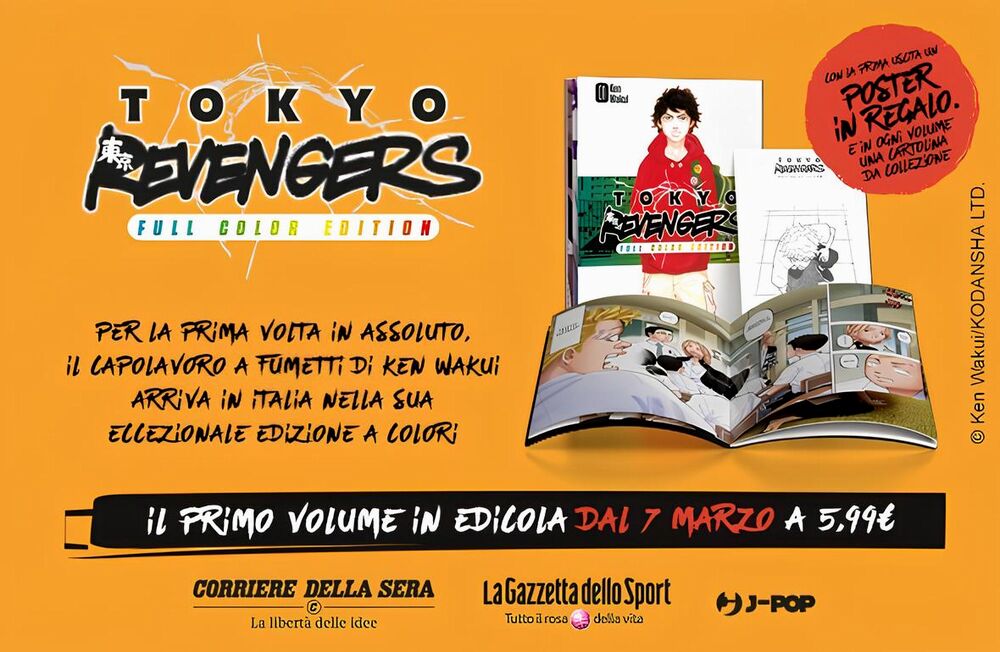 Tokyo Revengers: in edicola la serie completa a colori e in un esclusivo formato Tokyo Revengers: in edicola la serie completa a colori e in un esclusivo formato